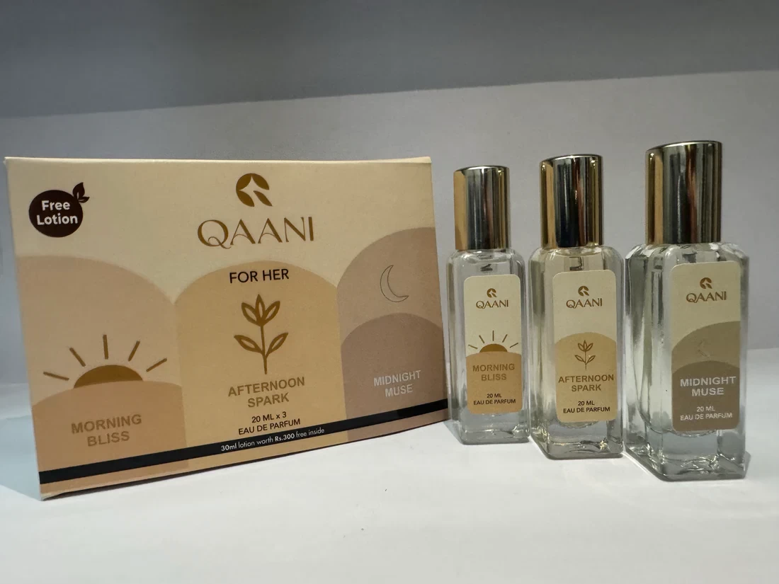 Qaani For Her Giftset With Free Lotion 20ml X 3