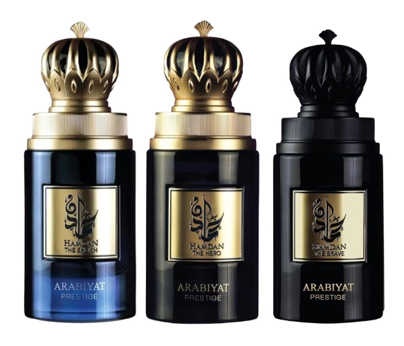 Decant/Sample Arabiyat Prestige Hamdan Pack (The Sheikh, The Hero & The Brave) For Men EDP 10mlX3