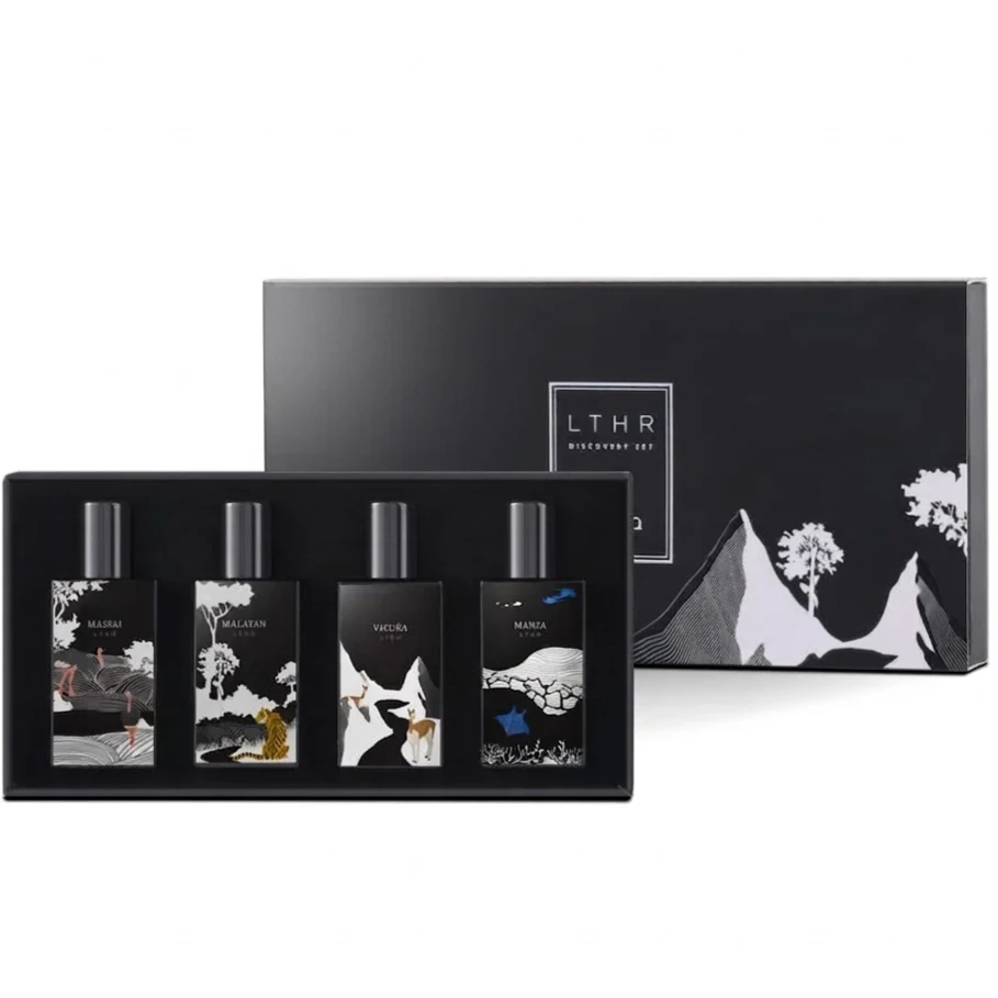 Ibraheem Al Qurashi LTHR Discovery Set (Vicuna, Masai, Malayan, Manta) EDP 10mlX4