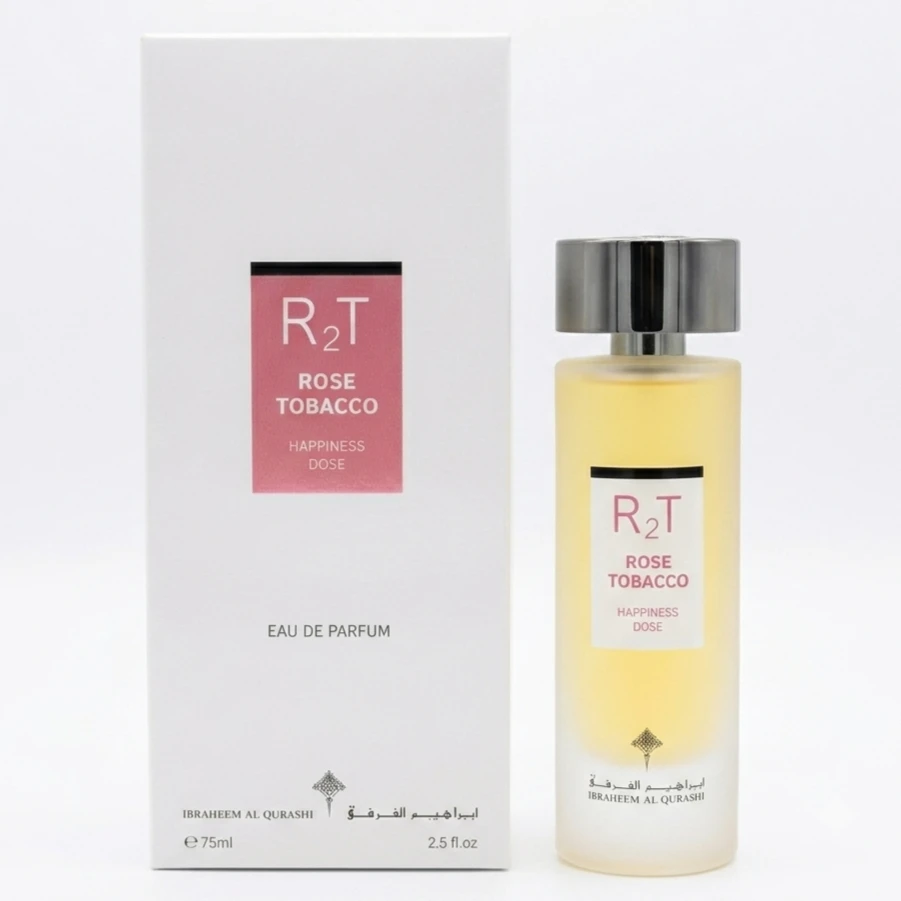 Ibraheem Al Qurashi IBRAQ Rose Tobacco Happiness Dose For Men And Women EDP 75ml