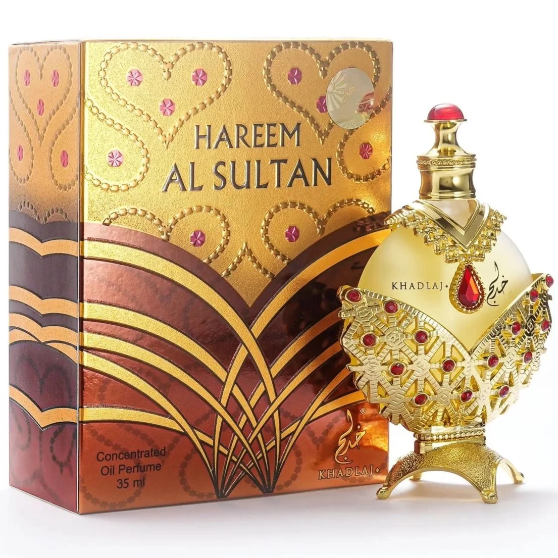Khadlaj Hareem Al Sultan Gold For Women Concentrated Perfume Oil Attar 35ml