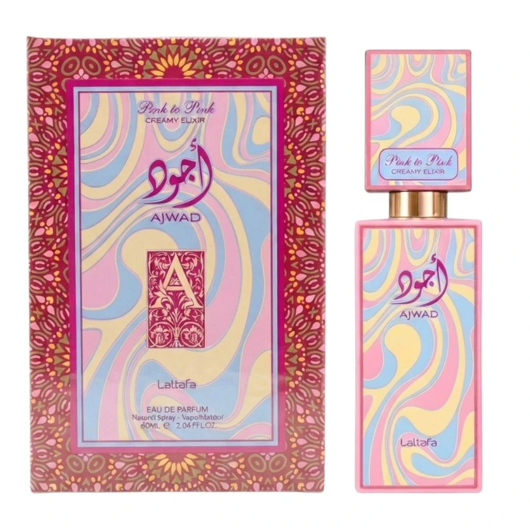 Lattafa Ajwad Pink To Pink Creamy Elixir For Men And Women EDP 60ml
