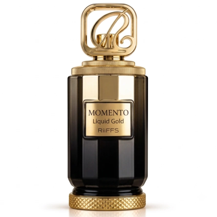 Decant/Sample Riiffs Momento Liquid Gold For Men And Women Extrait De Parfum 10ml