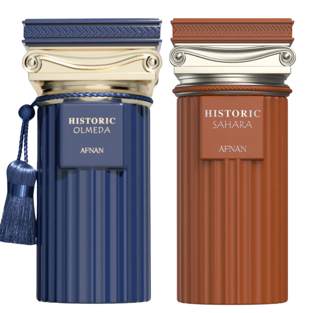 Decant/Sample Afnan Historic Pack Historic Sahara And Historic Olmeda 10mlX2