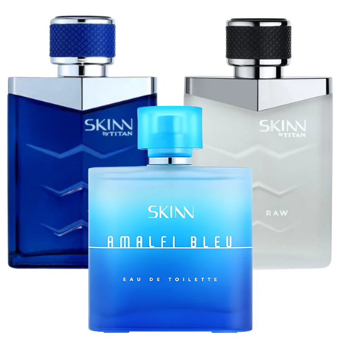 Decant/Sample Skinn For Men Summer Pack Amalfi Bleu, Raw, Verge 10mlX3
